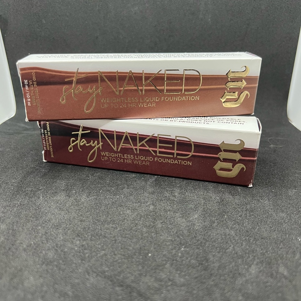 Urban Decay Stay Naked Weightless Liquid Foundation x 2 New